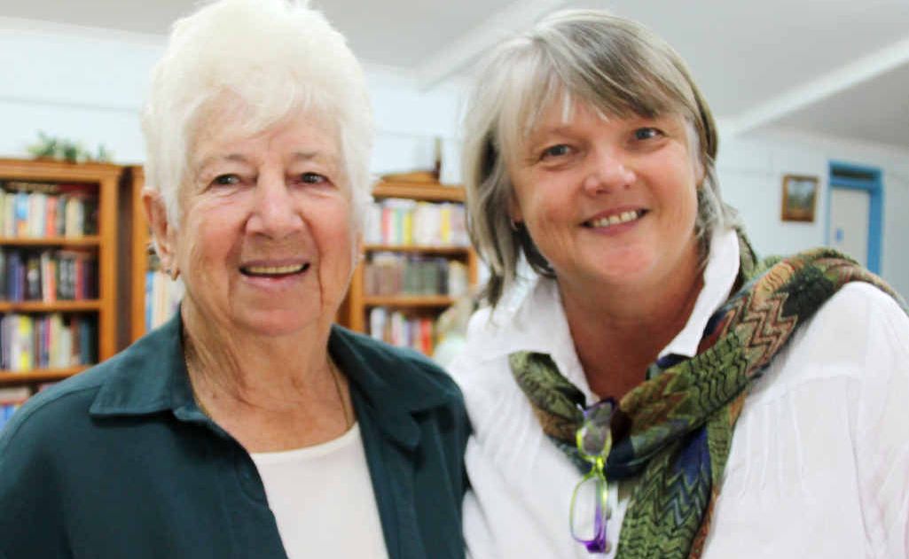 Retiring Central Highlands councillor Penny Bulger (right) with Gemfields identity, Pat Villaroya. Retiring Central Highlands councillor Penny Bulger (right) with Gemfields identity, Pat Villaroya.